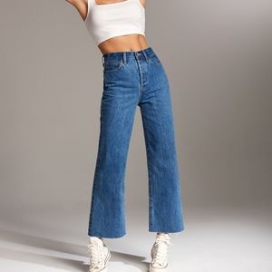 Aritzia Denim Forum The Farrah Wide legged Jeans